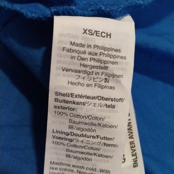 J Crew Tiered‎ Popover in Ratti Mediterranean Paisley Ruffled Poplin Dress Sz XS - Picture 6 of 7